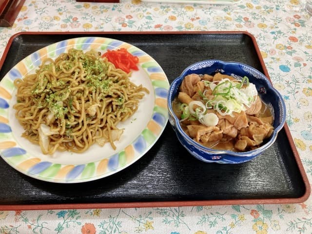 ソース焼きそば定食